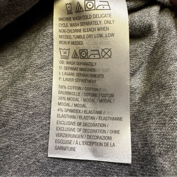 Rachel Hollis Bless Your Heart Grey Long Sleeve Shirt Size XXS Oversized NWOT - Picture 7 of 13